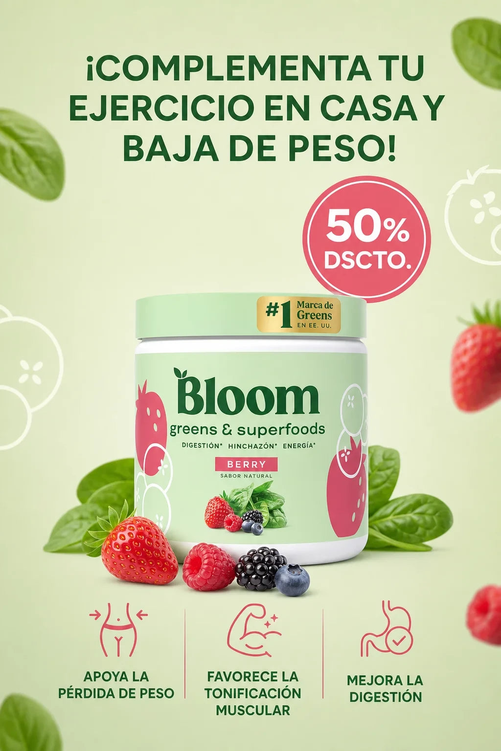 promo 50% OFF BLOOM