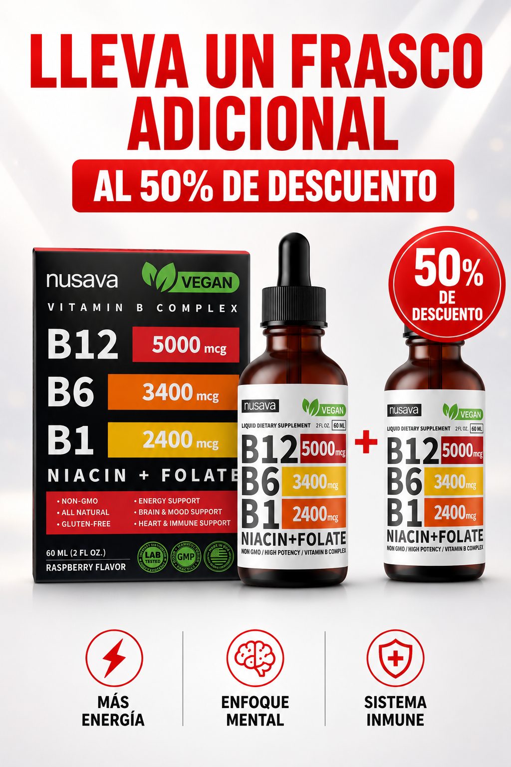PROMO 50% OFF VITAMINA B12